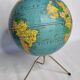 Globe earth "Taride" of the 60s in metal on tripod base, 20 cm