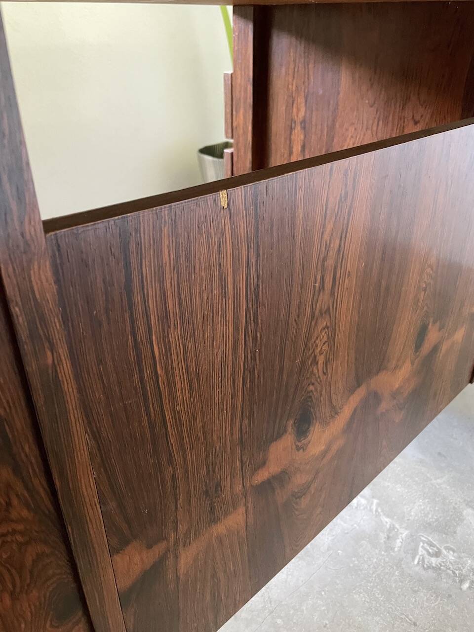 Desk and its Scandinavian rosewood chair