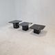 Set of 3 Italian Marble Coffee or Side Tables, 1970s
