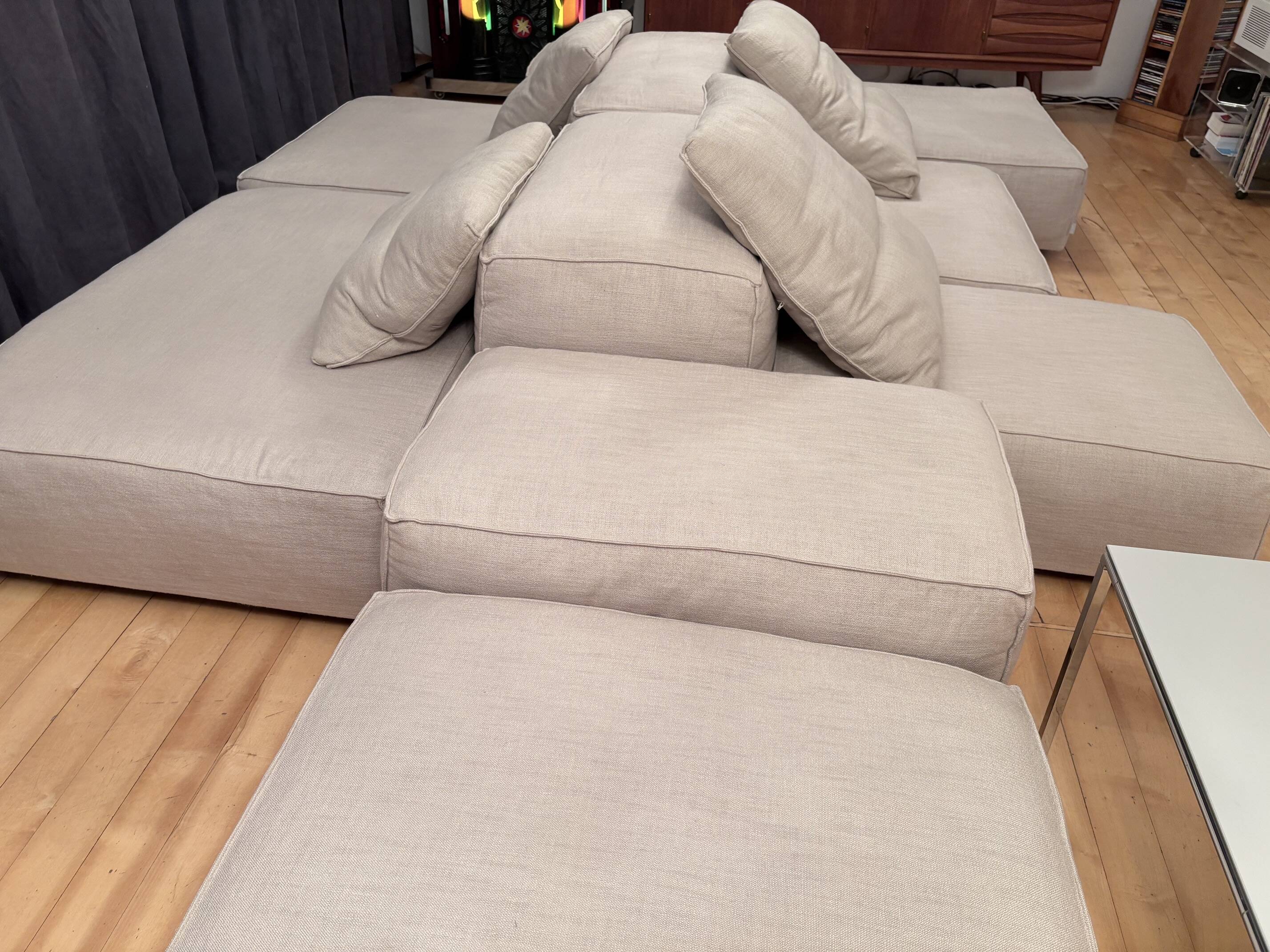 Extrasoft modular sofa designed by Piero Lissoni, Living Divani, Italy