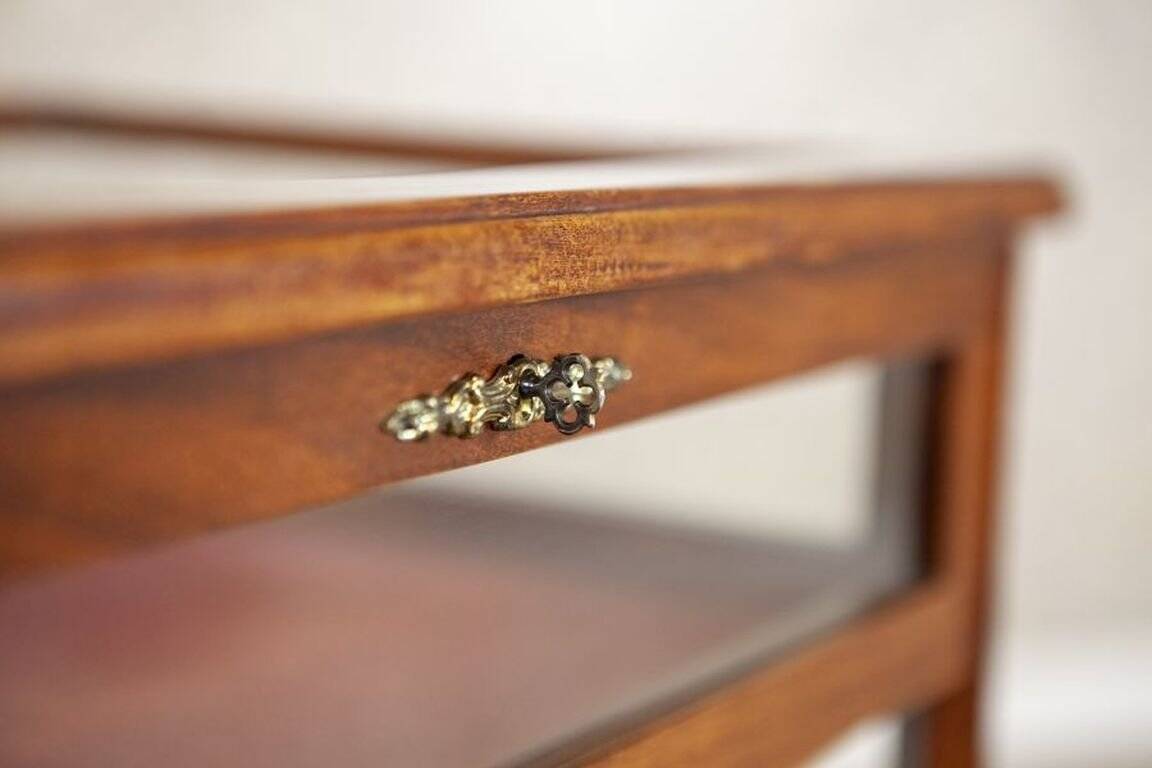 Vintage Side Table in Mahogany