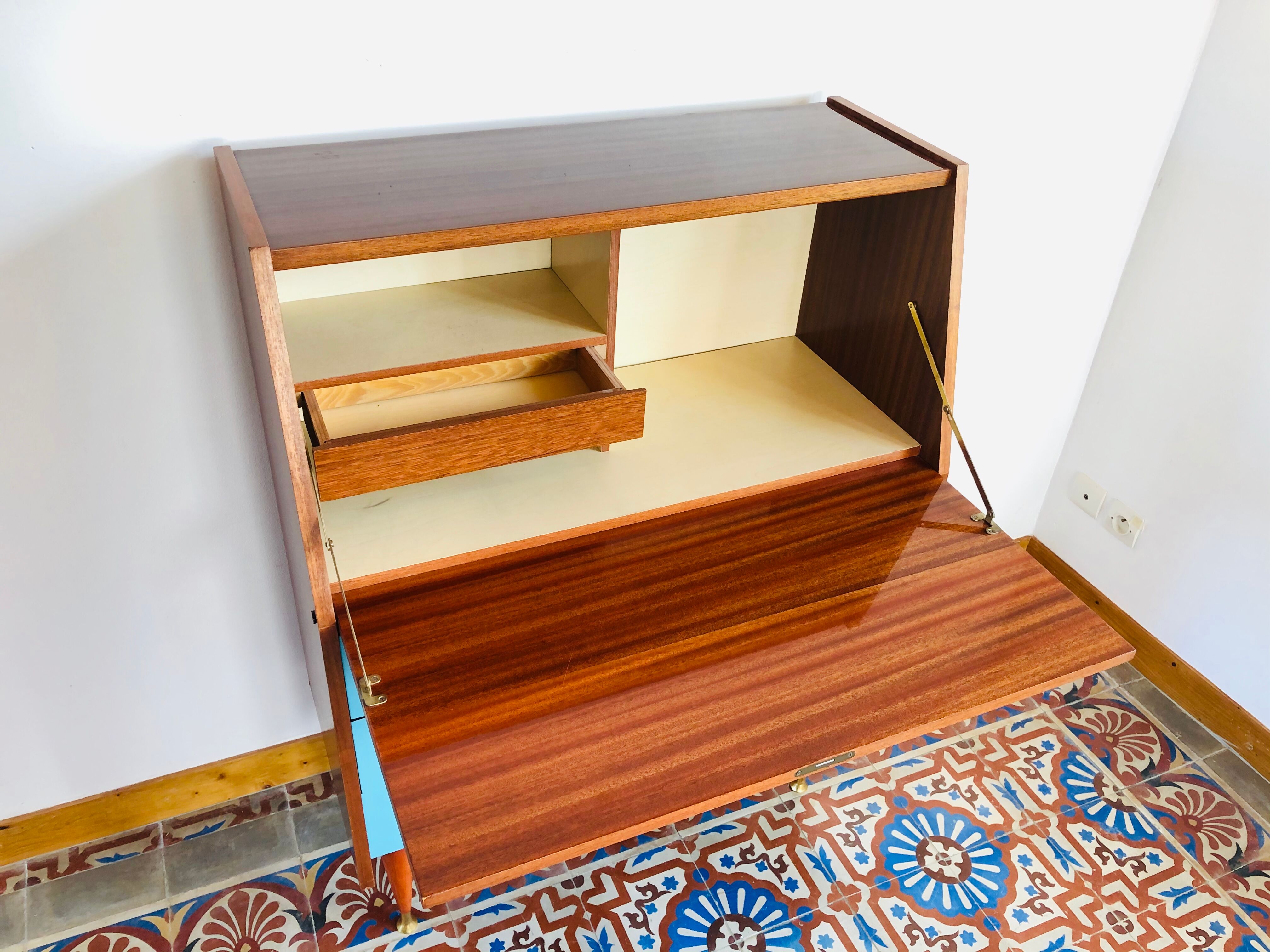 Vintage mahogany secretary