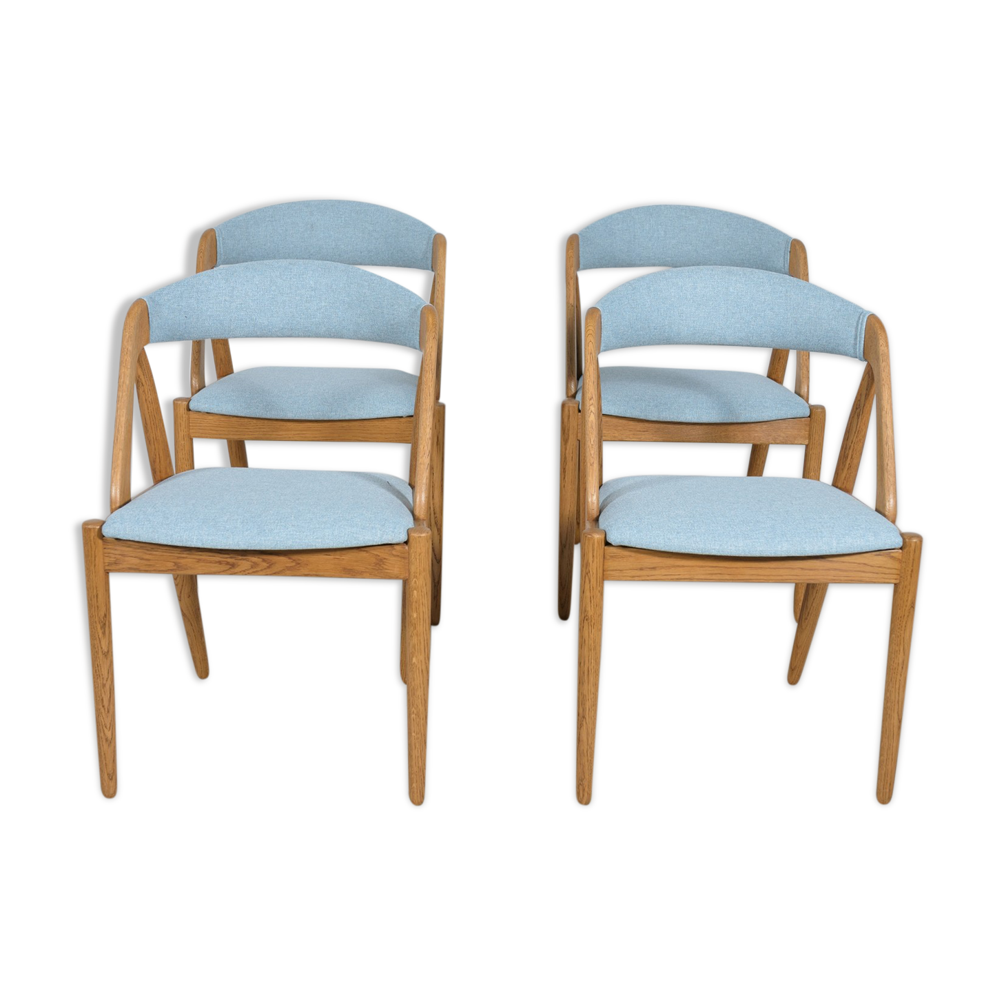 Model 31 Dining Chairs by Kai Kristiansen for Schou Andersen, 1960s, Set of 4