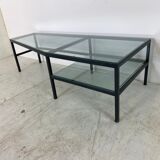 Steel and glass side table by Bas van Pelt for Janni van Pelt 1960s