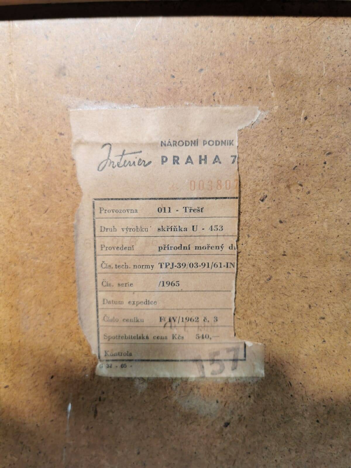 Sideboard by Jiri Jiroutek for Interier Praha, 1960s