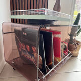 Table basse/meuble vinyles M. Dumas Roche Bobois vintage