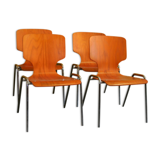Lot de 4 chaises