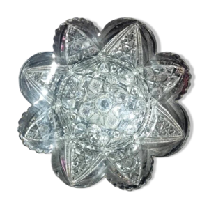 Beurrier ancien en verre