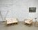 60s bamboo bench and armchair
