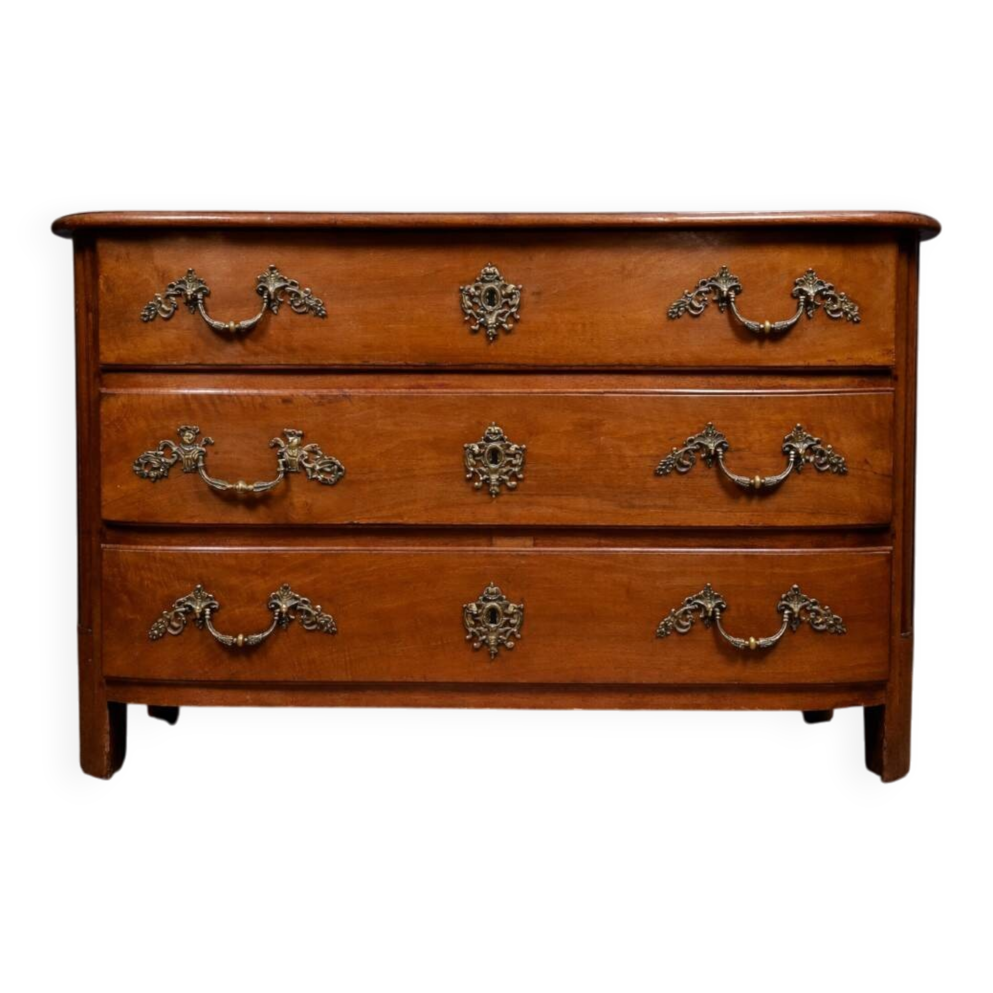Antique curved commode in solid wood – Louis XIV / Louis XV period - 18th century