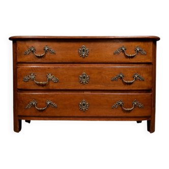 Antique curved commode in solid wood – Louis XIV / Louis XV period - 18th century