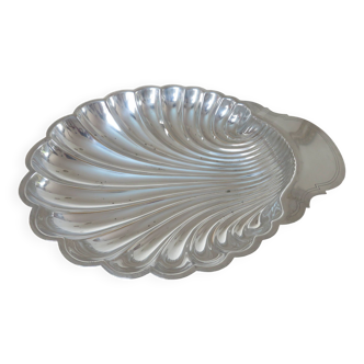 Silver-plated dish in the shape of a shell wm Rogers