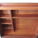 Teak wall-mounted secretary from the 50s / 60s