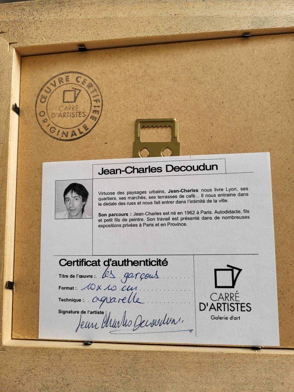 Painting JC Decoudun