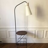 Floor lamp with shelf, magazine rack and diabolo, 1960s