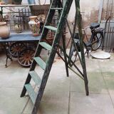 Stepladder, large ladder, wood, 1900s period
