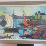 Tableau ancien marine 1965