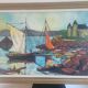 Old marine painting 1965