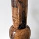 Decorative vase turned from solid olive wood – vintage