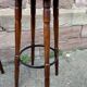 Set of 4 bar stools restaurant pub tavern bentwood art deco 1950-1960