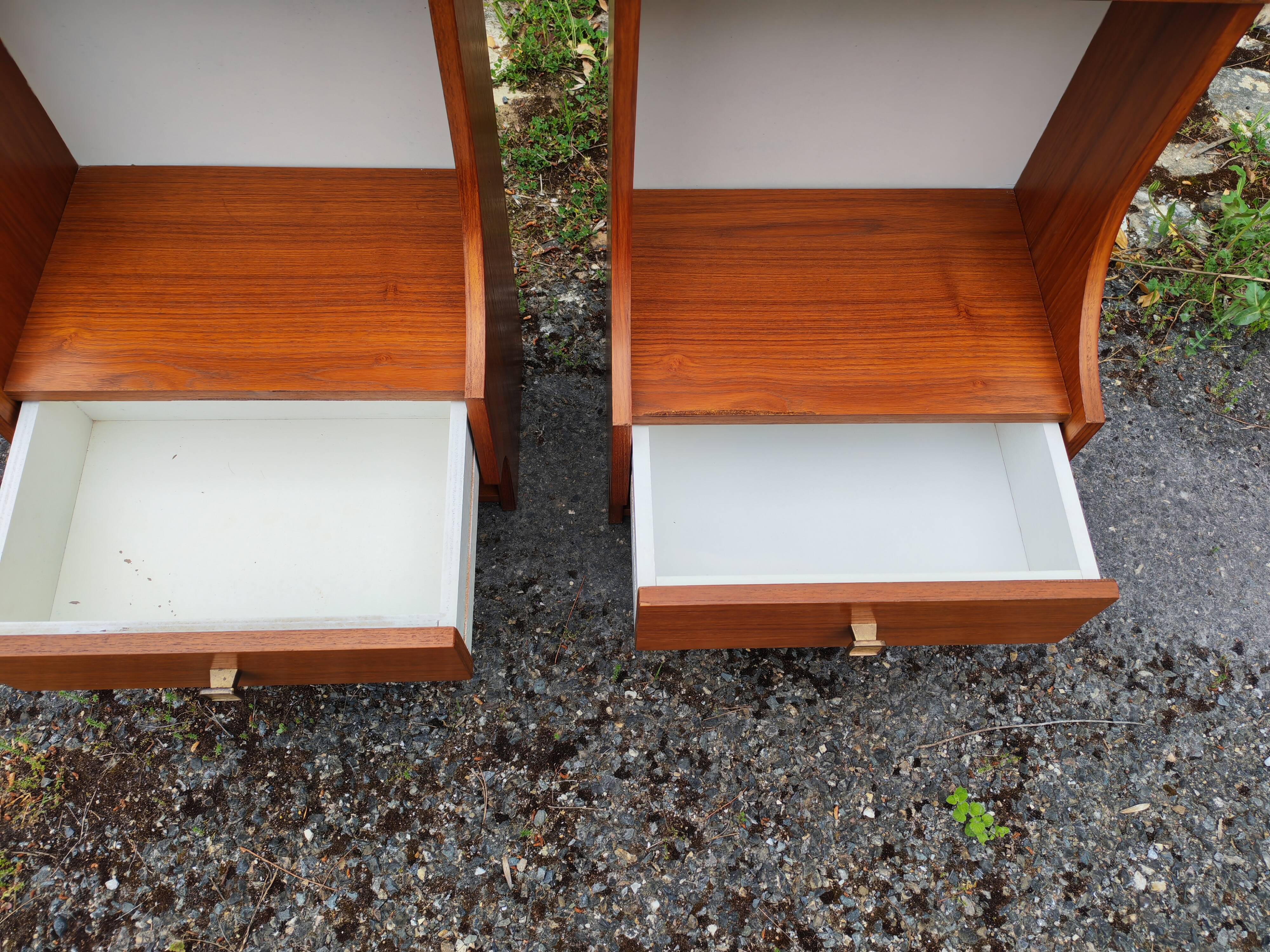 Paire de chevets scandinaves