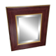 Miroir avec cadre bois et dorure style classique élégant