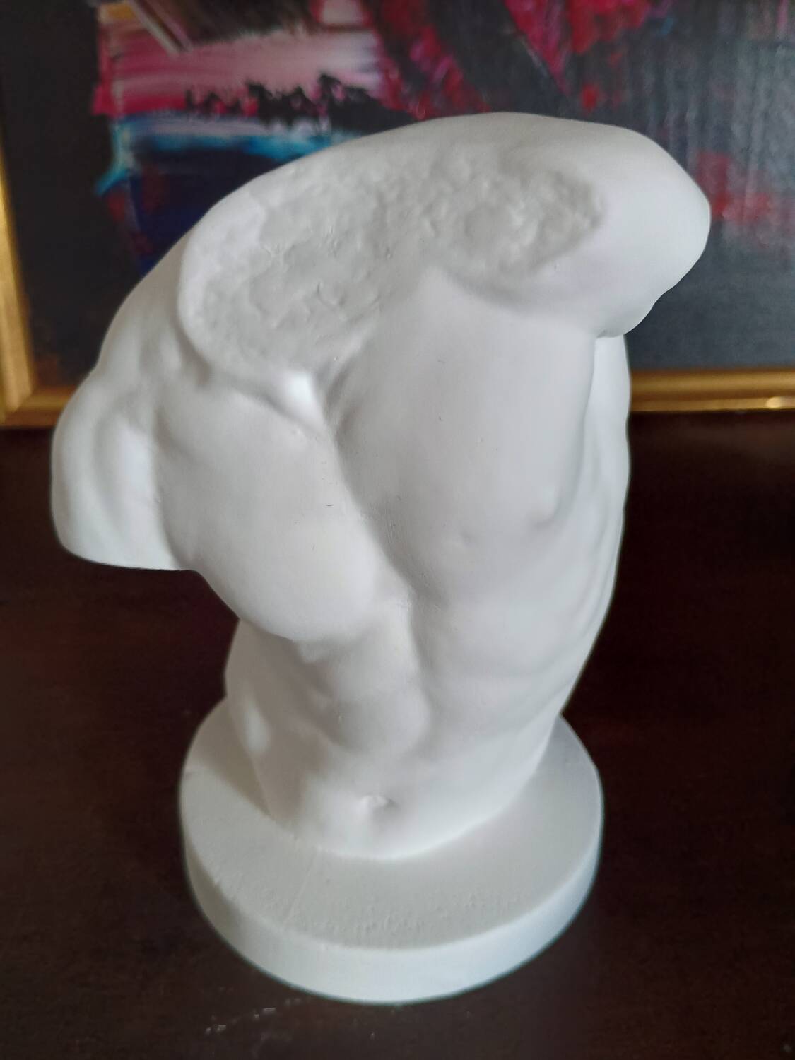 Small plaster bust