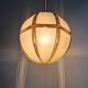 Grande suspension en verre fumé et dépoli, Peill & Putzler, 1970