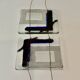 LARGE SCANDINAVIAN DESIGN GLASS WALL LIGHT.