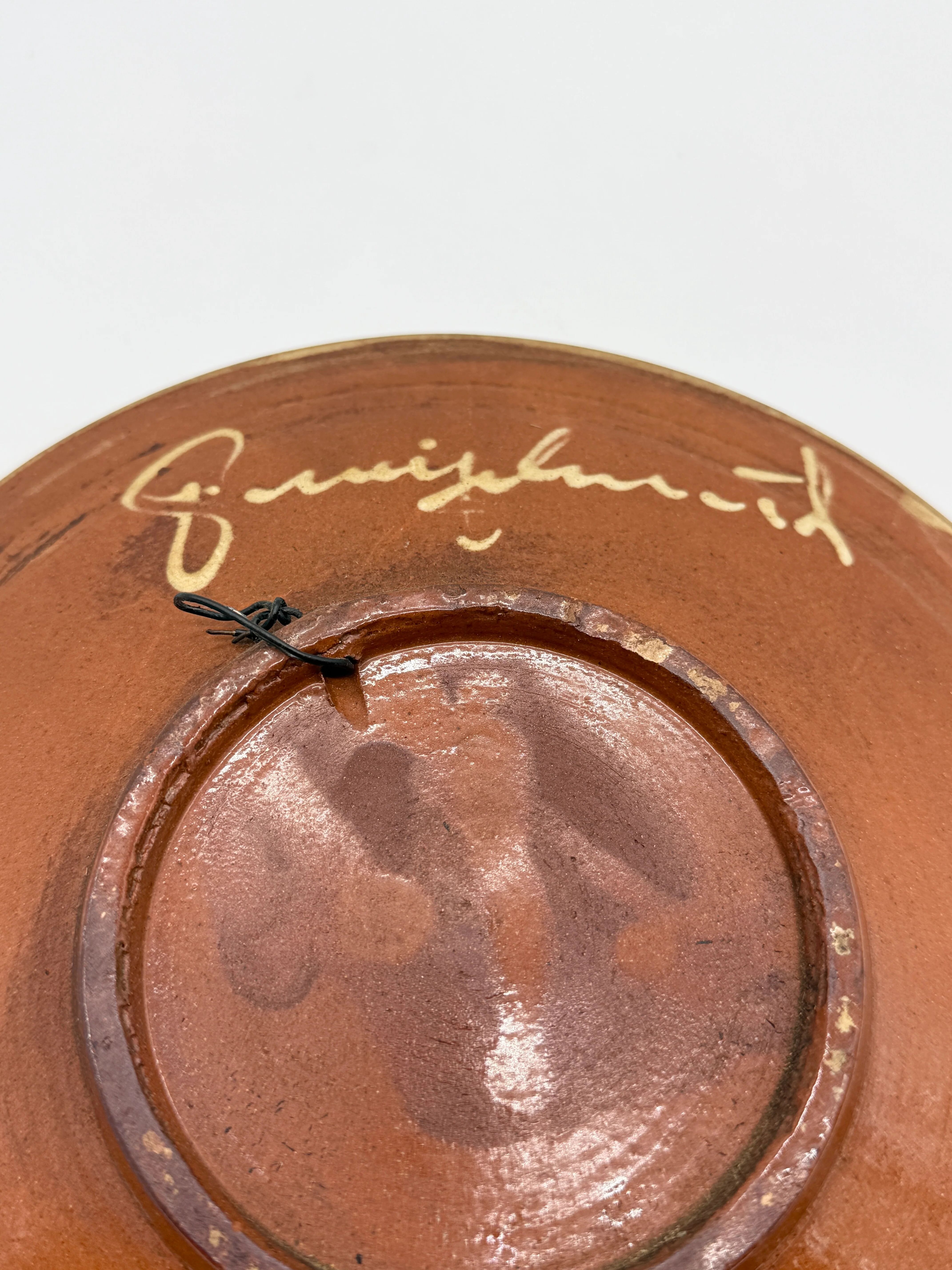 Wall plate fish – Puigdemont ceramic, 1960s