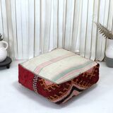 Moroccan kilim pouf