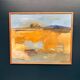 Huile su panneau suédoise – “Landskapskomposition” par Peter Prütz – Vintage