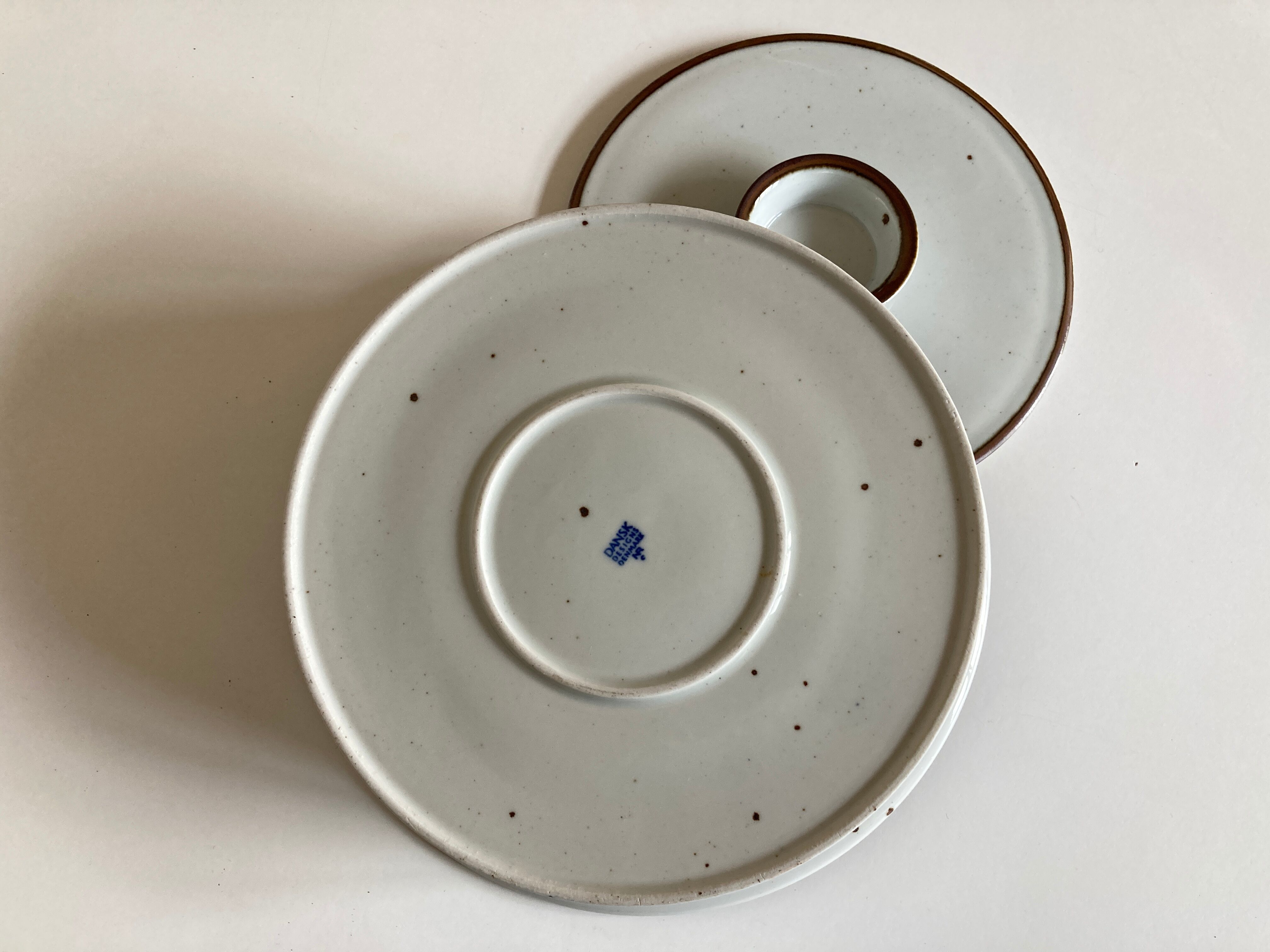 Plat couvert XXL Dansk Design grès 1970 Denmark