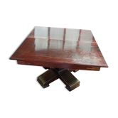 Table expandable deco solid mahogany