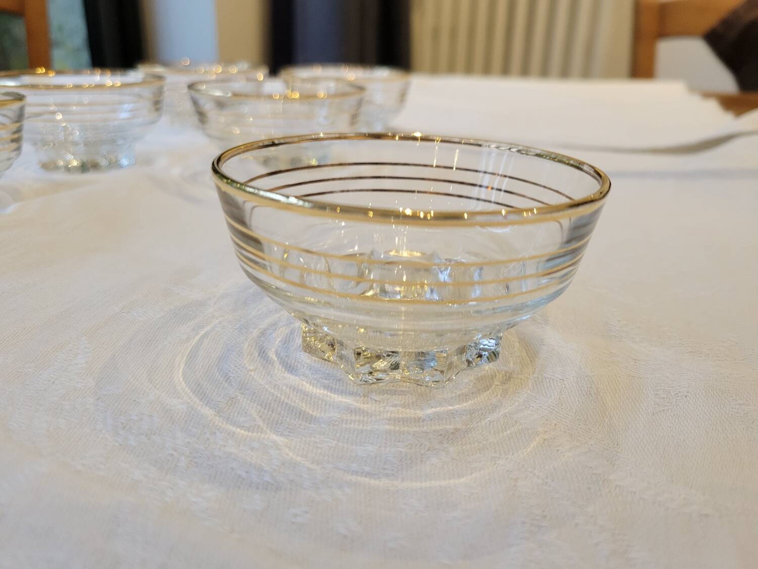 6 coupes à champagne 1930