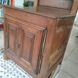 Coffre à sel XVIIe siècle en chêne