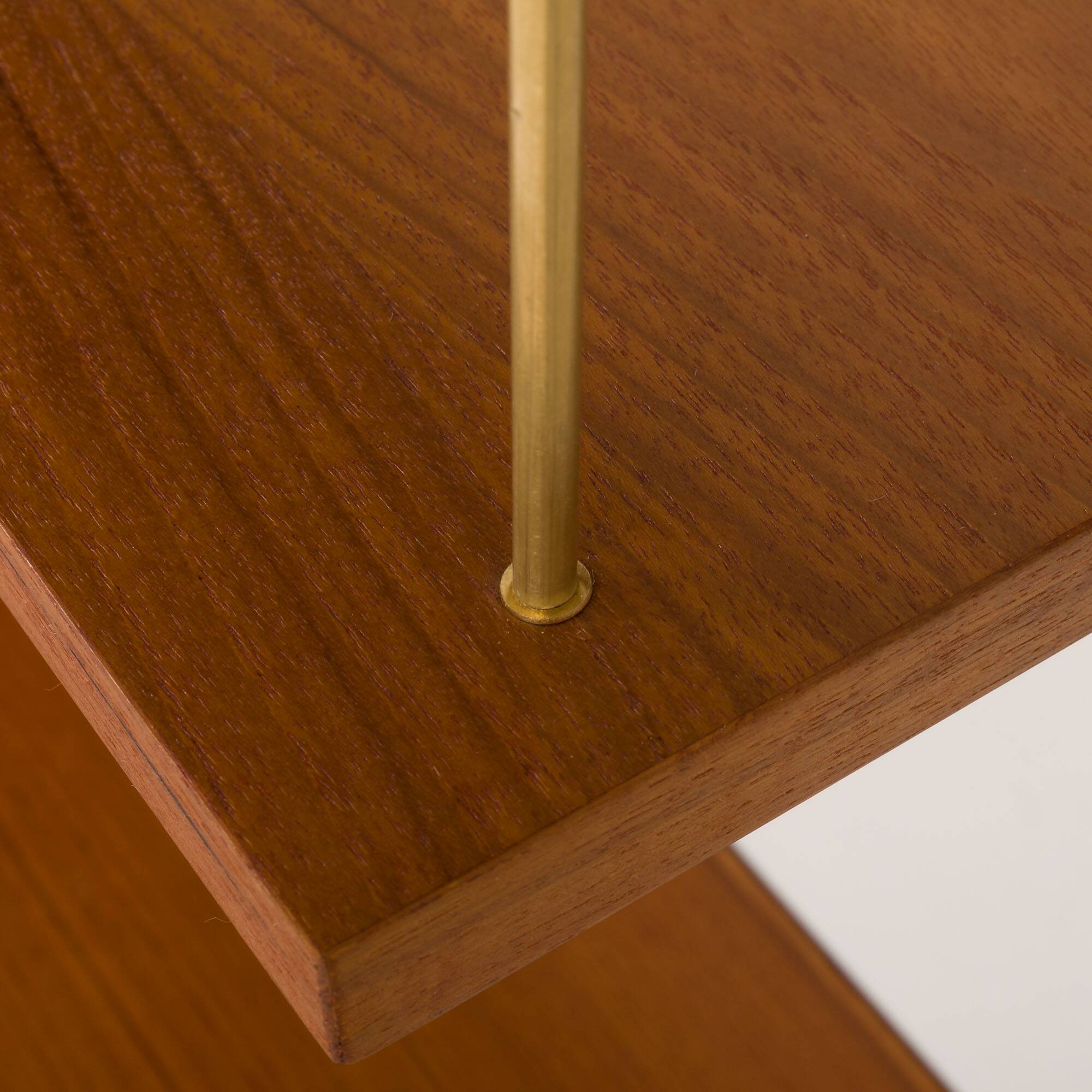 Danish mid-century teak wall unit with 2 cabinets, 1970s.