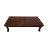 Coffee table, red and gold lacquer, 1970s