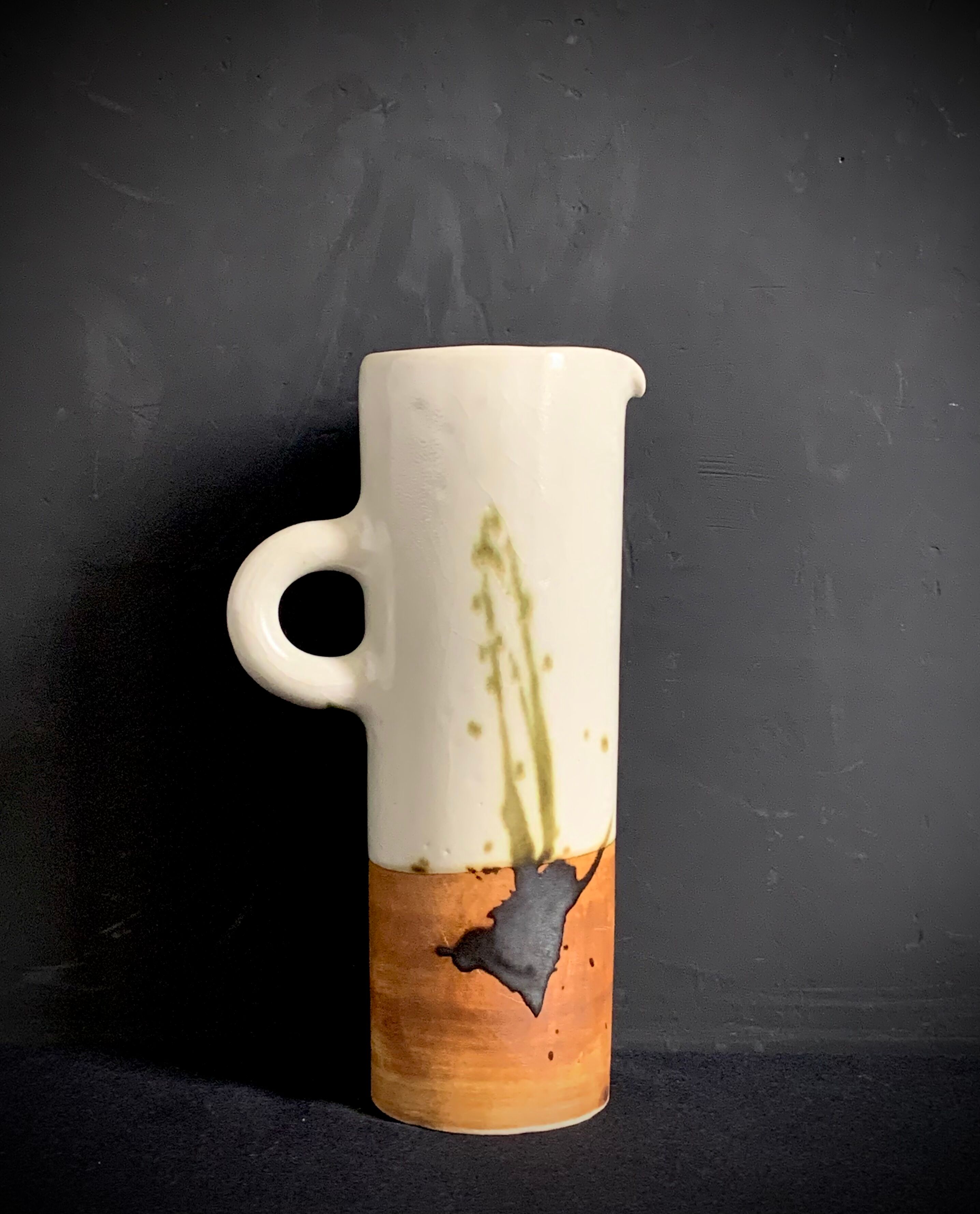 Orangeade service in pottery sandstone of the Colombier