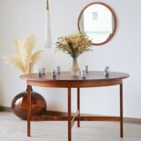 Table à manger ronde en palissandre - Années 60