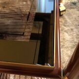 Golden glass television table