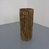 Large Brutalist Ceramic Umbrella Stand, Italy, 1960s