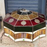 Art style stained glass suspension, diameter 58cm
