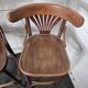 Pair of bistro stools with backrest