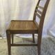 Series of 4 solid wooden chairs by René Gabriel 40/50