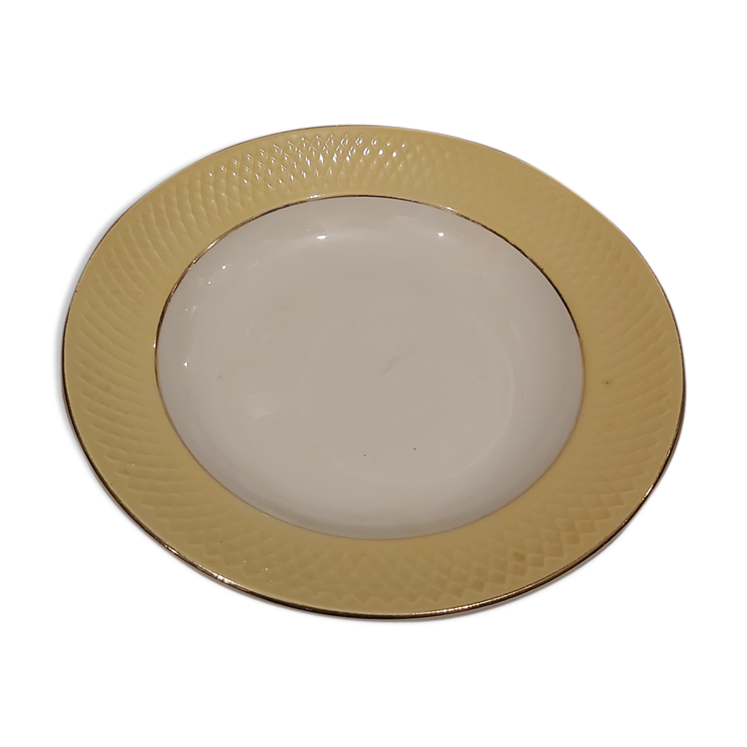 French vintage Orchies serving plate from  Moulin des Loups