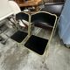 Chaises pliantes vintage Fritz Chair & Co en velours