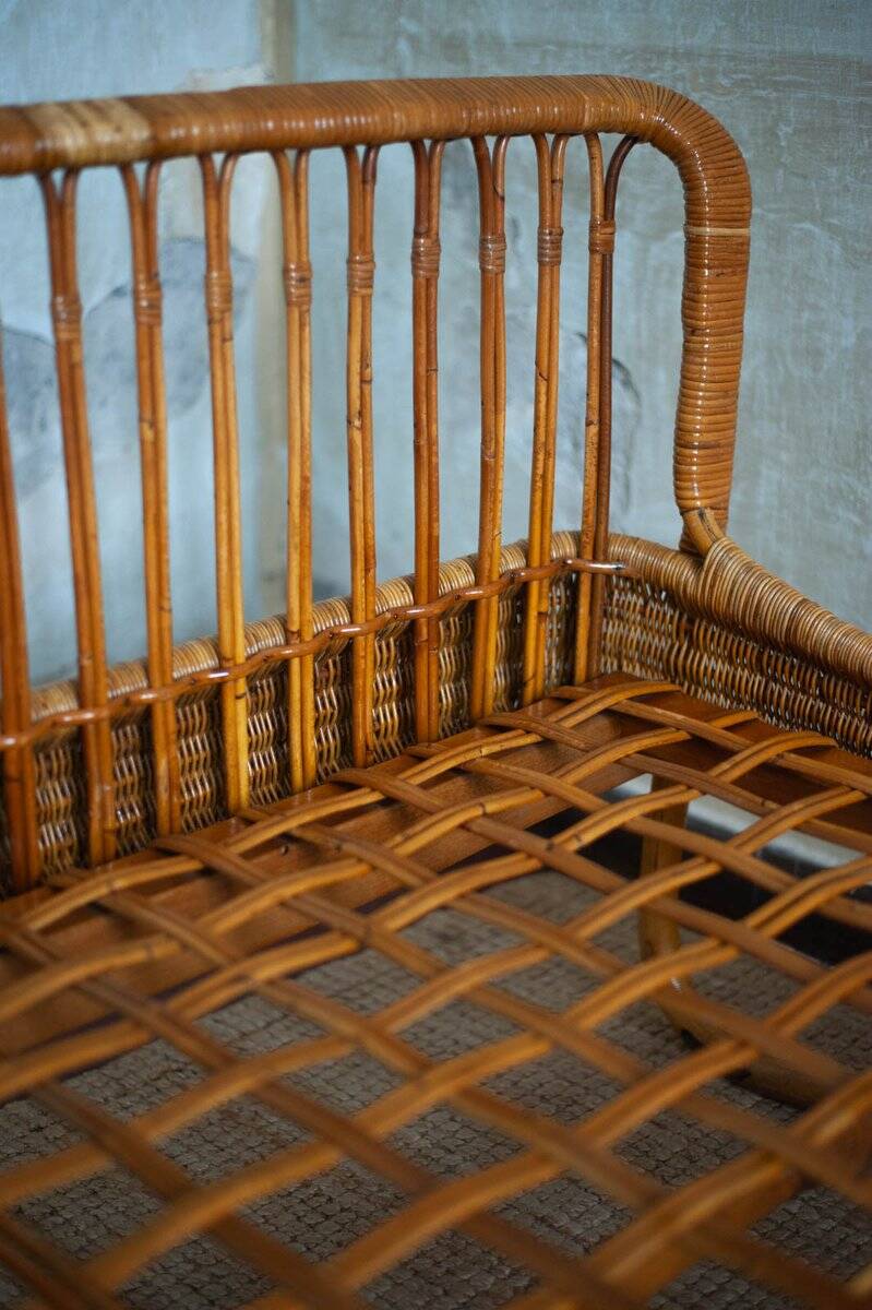 Bamboo daybed, 1960s, set of 2