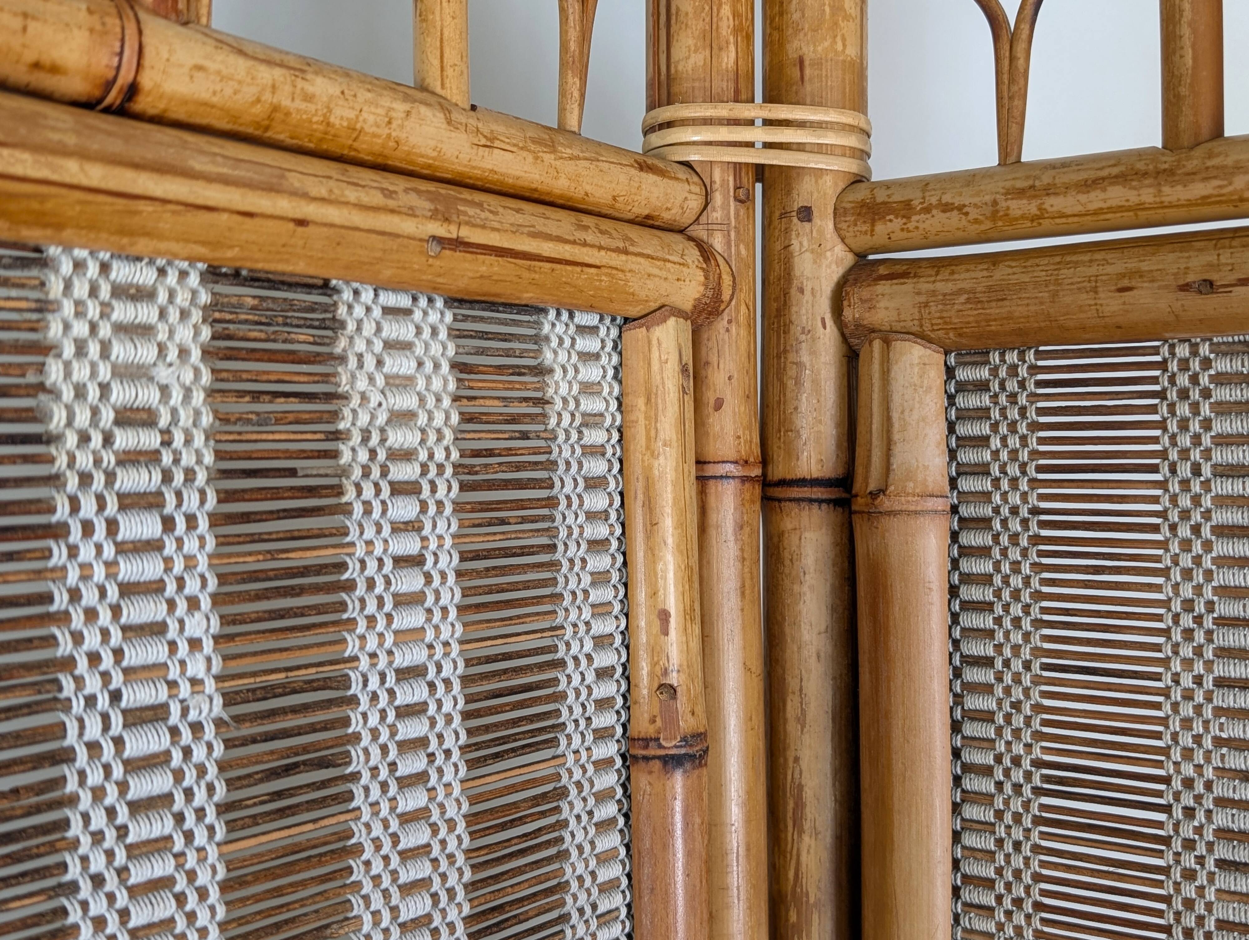 Bamboo screen