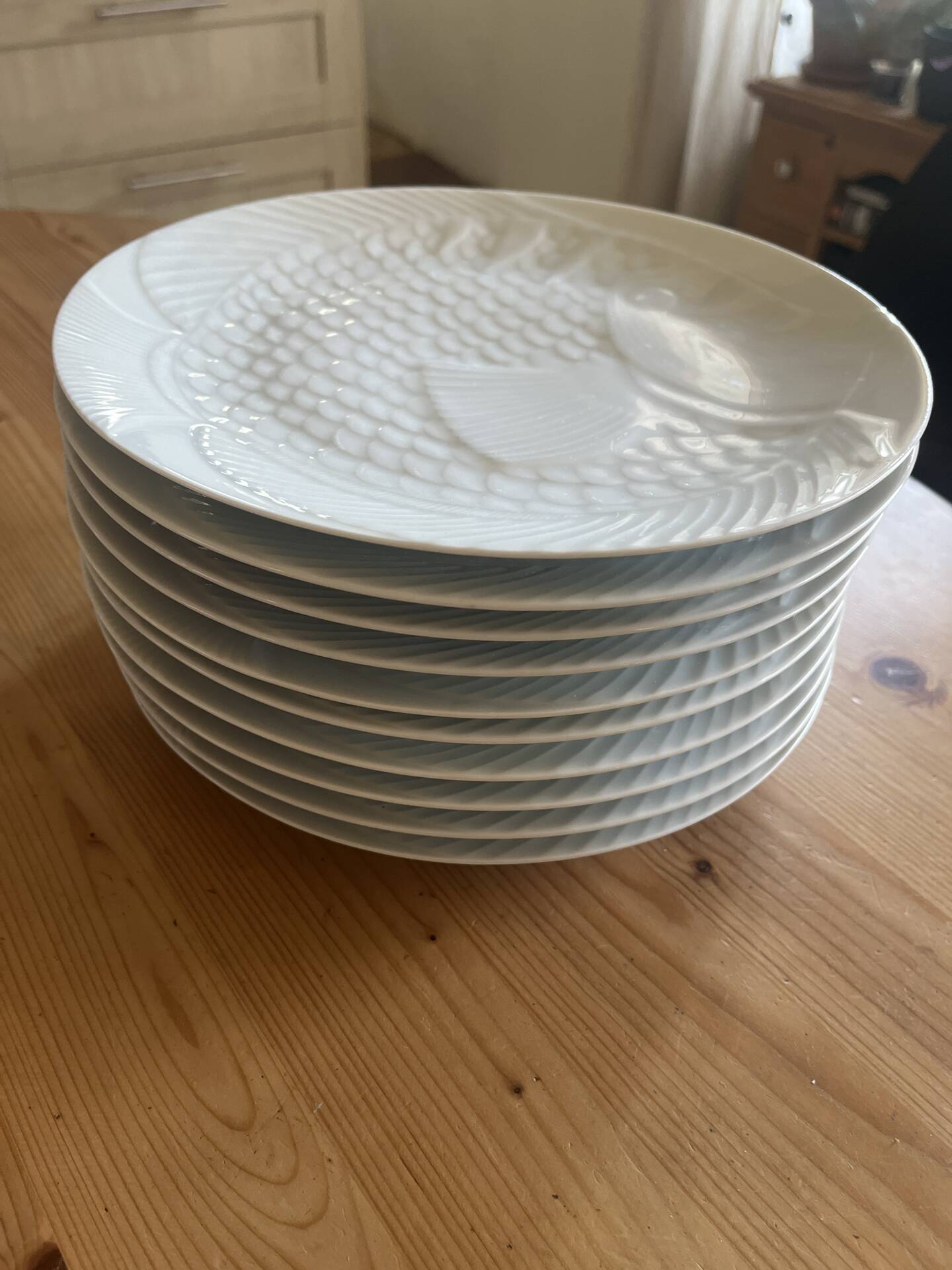 Lot 10 assiettes Océan CNP France